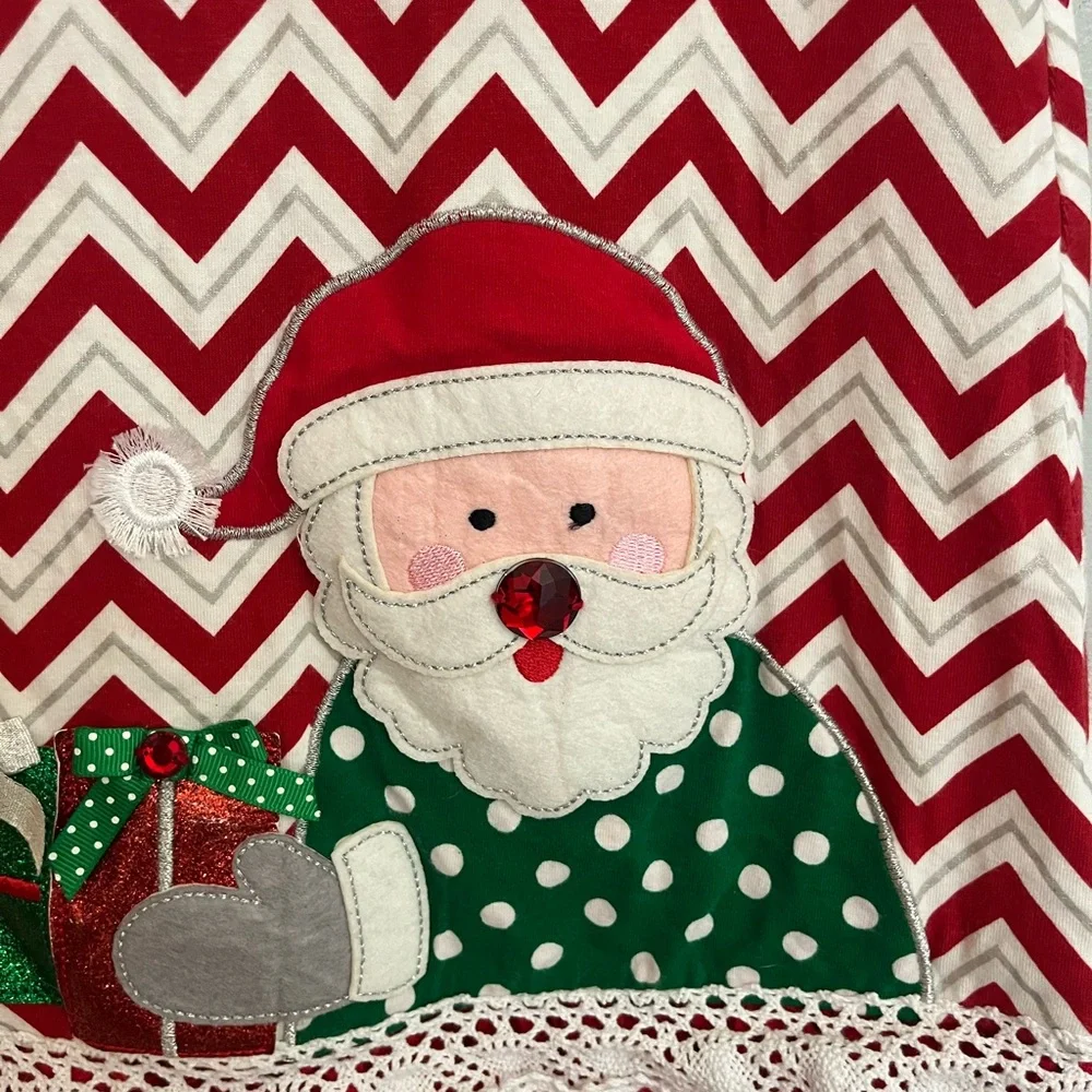 Bonnie Jean Santa Claus Christmas‎ dress Size 6